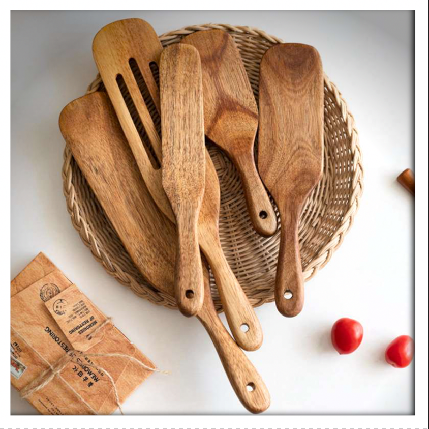 Handmade Wooden Cutlery Set Zero Waste Alternative to Bamboo