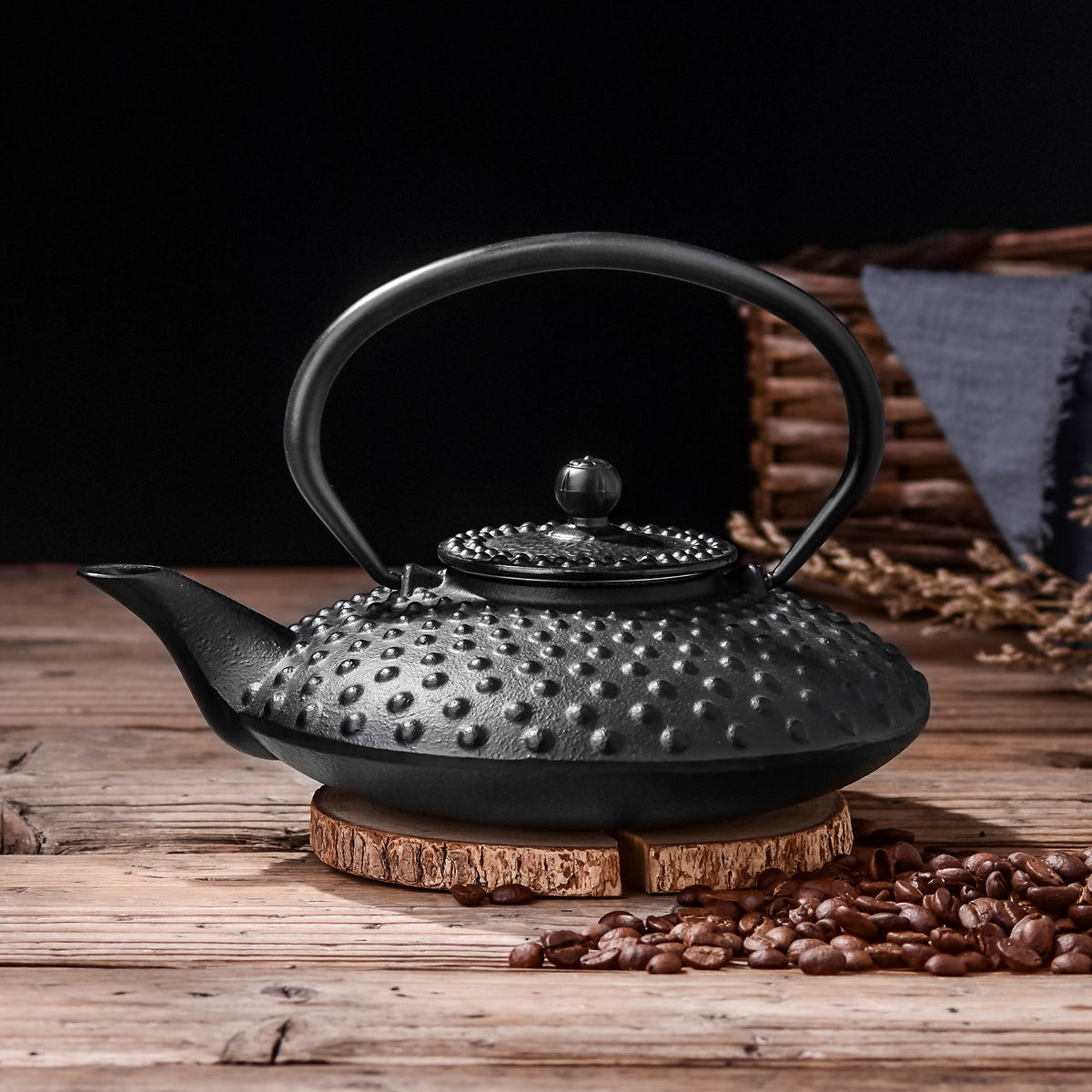 Cast outlet Iron Teapot